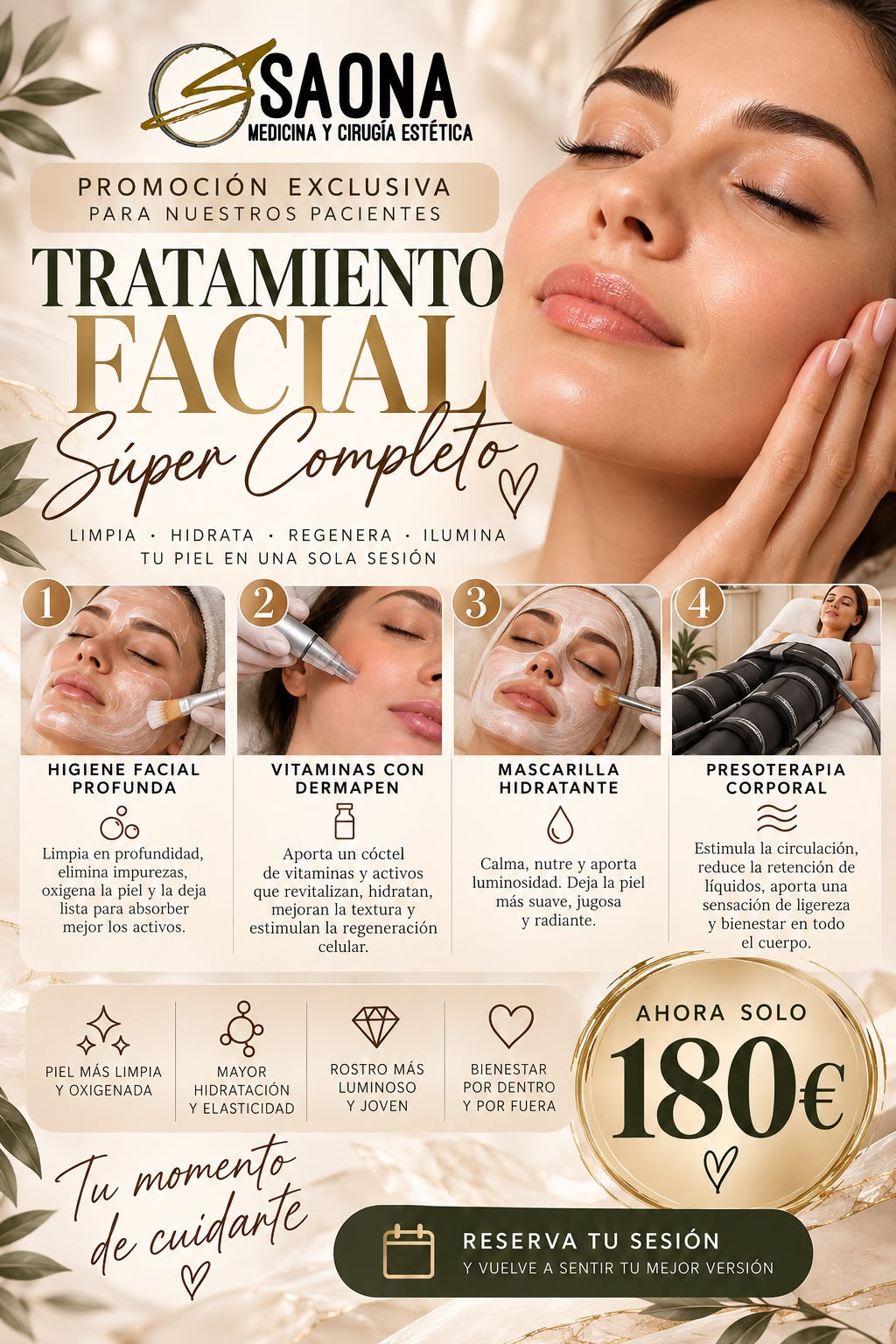 Tratamiento Facial Súper Completo